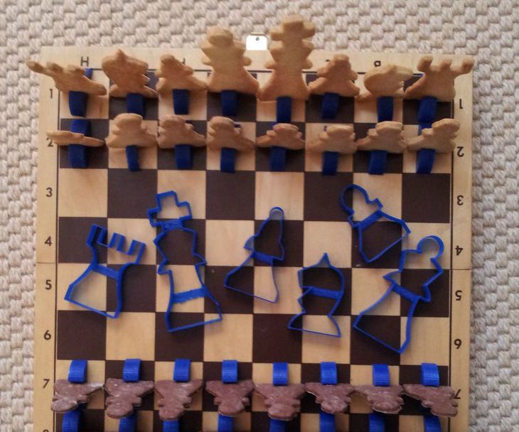 Edible chess set