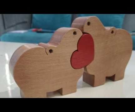 Hippo Wooden Puzzle