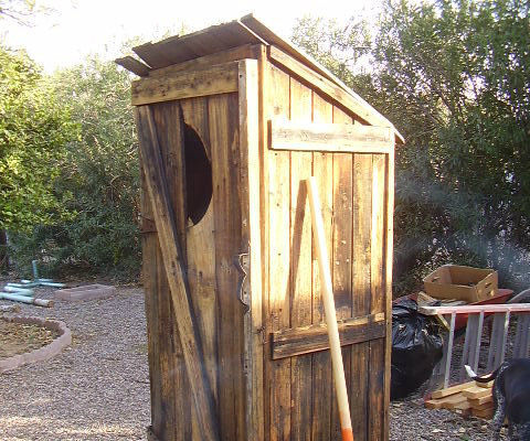 Re-Purposed Outhouse 