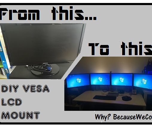 VESA Mounting Non-VESA Monitors, Cheap and Professional