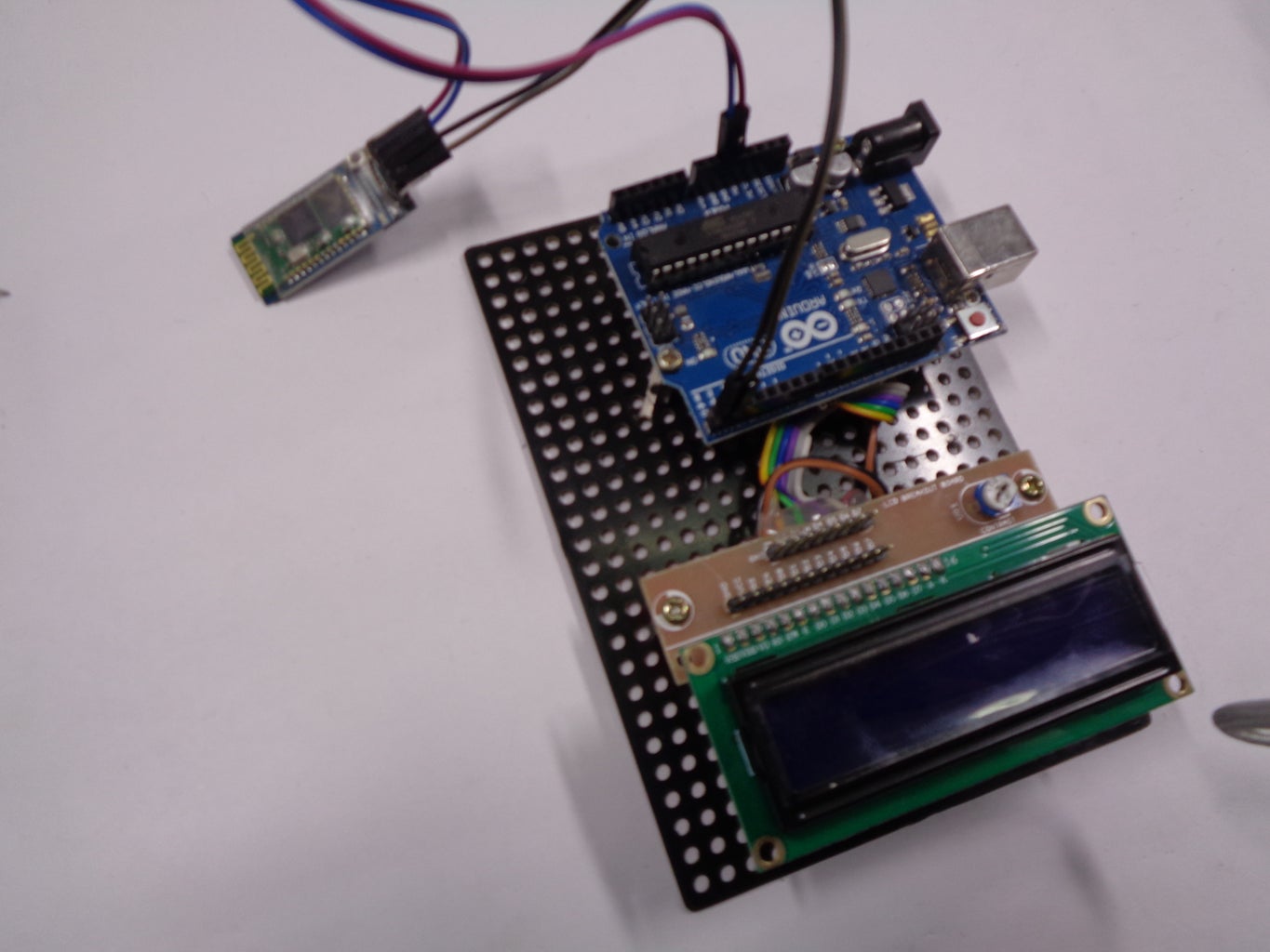 Wireless Electronic Notice Board Using Arduino : 7 Steps Circuit Diagram
