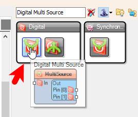 In Visuino Add & Connect Components