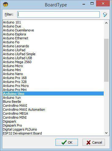 Start Visuino, and Select the Arduino UNO Board Type