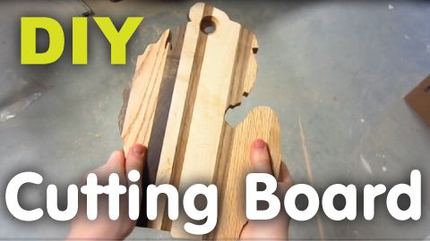 DIY Michigan Shaped Cutting Board (video)
