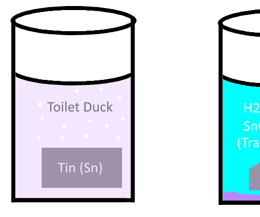 Make Tin Crystals Using Toilet Cleaner