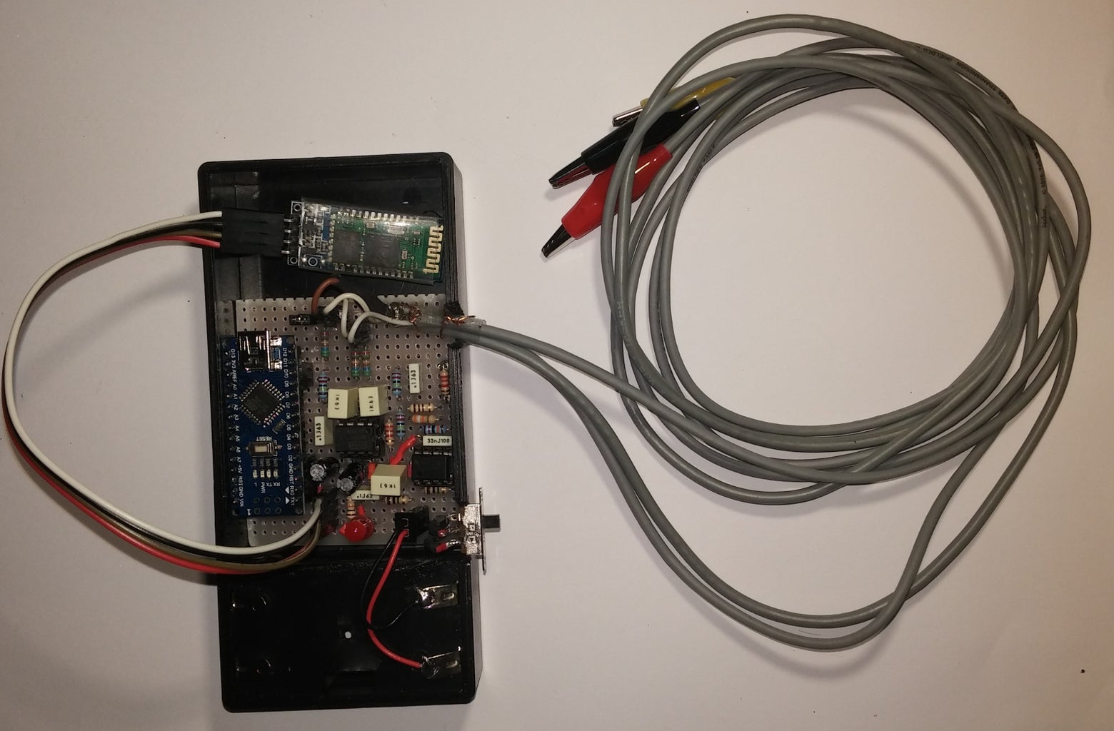 How to Build a Low Cost ECG Device : 27 Steps Circuit Diagram