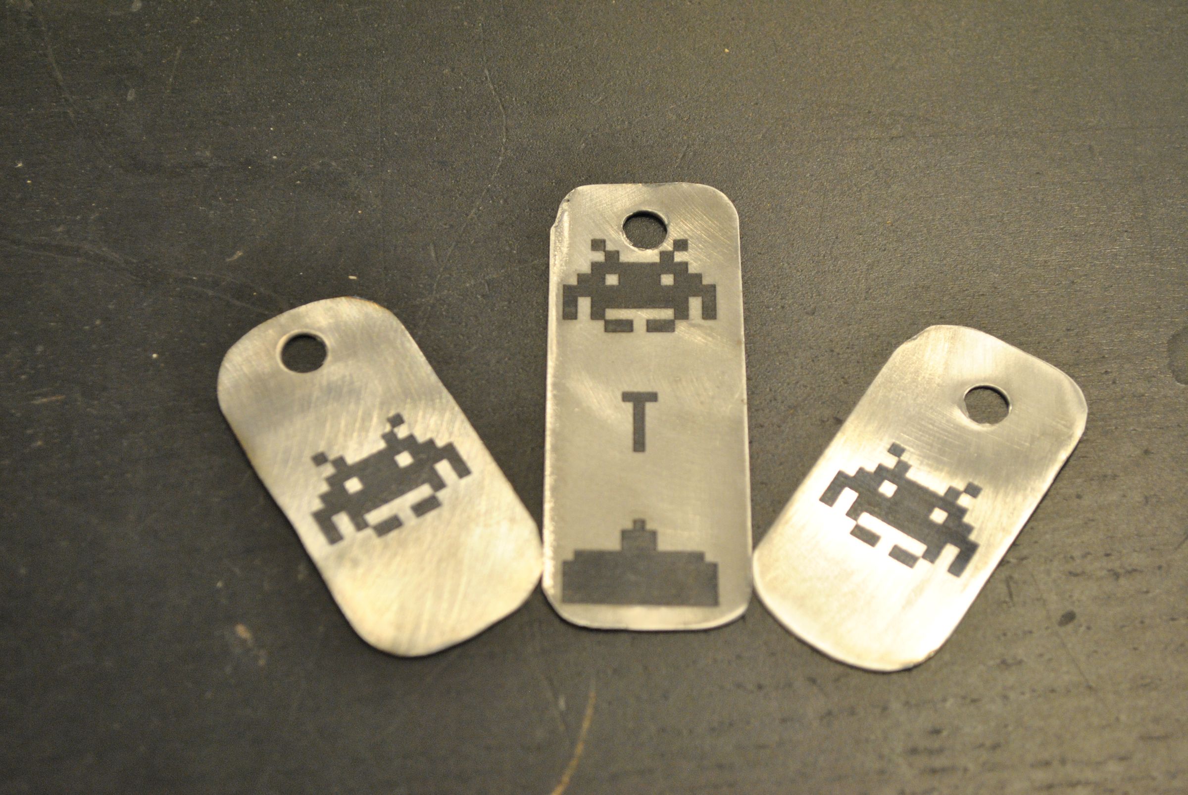 Scrap Metal and Lasers: Cermark'd Keychains
