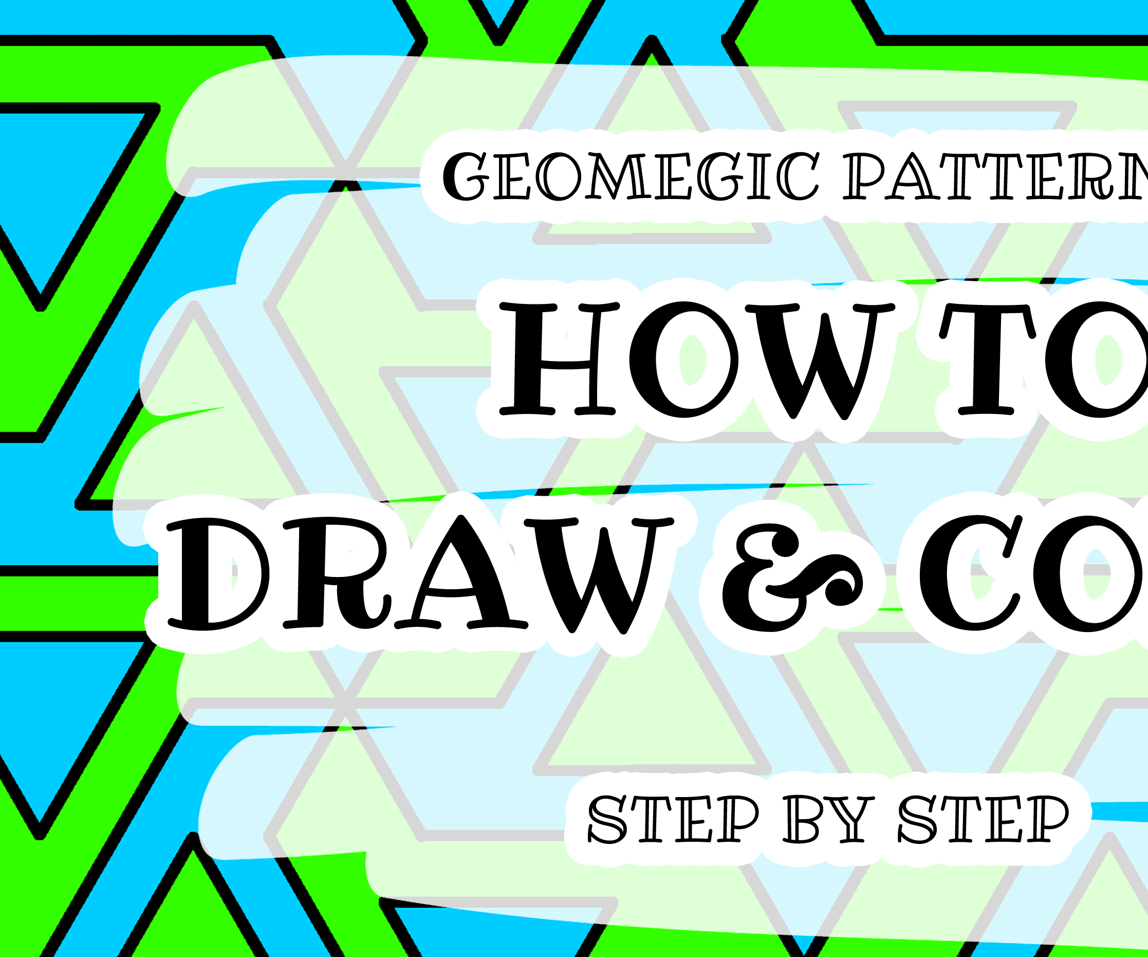 How to Create Your Own Coloring Pattern Using Geomegic Method