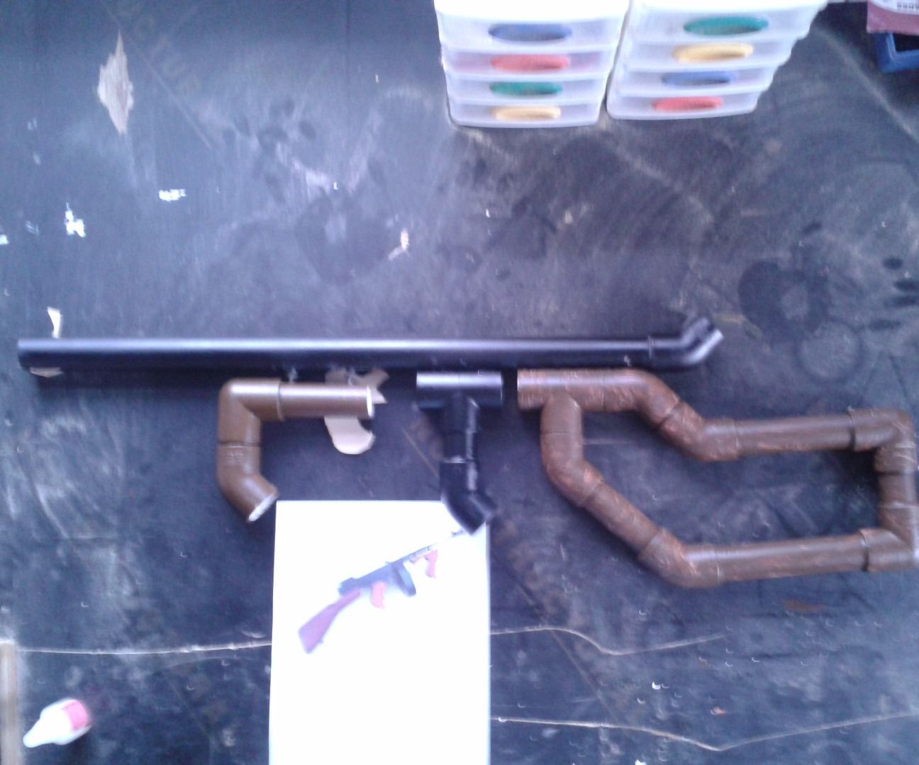 PVC Marshmallow Tommy Gun