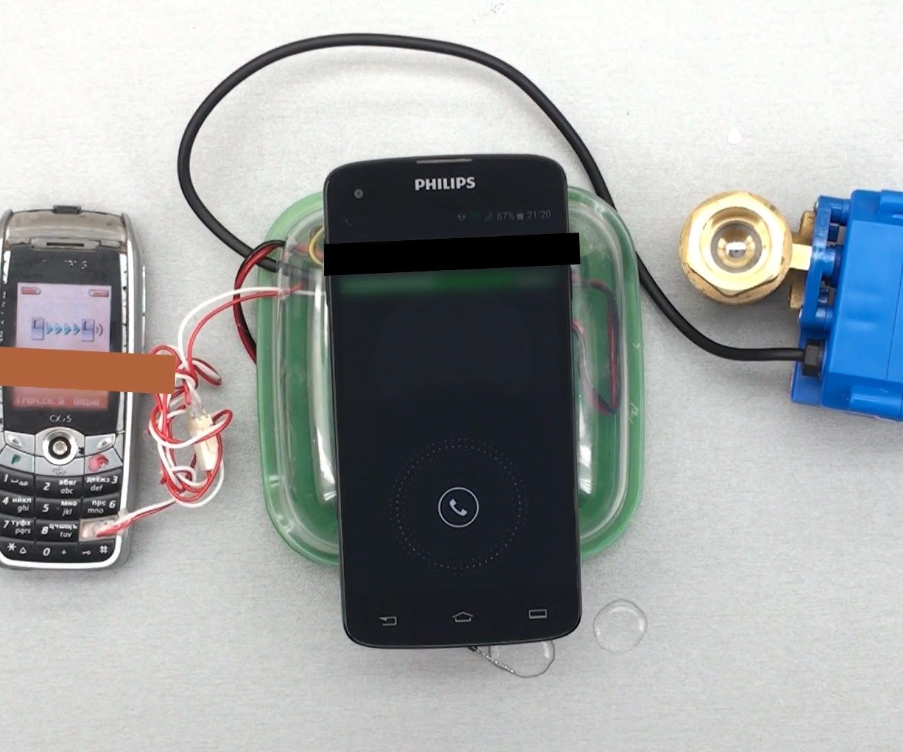 GSM Alarm System for Leaks Without Arduino
