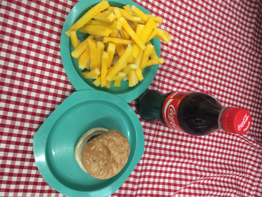 Prop Fake Diner Food Burgers, Chips, Fries, Hotdogs for Grease the Musical