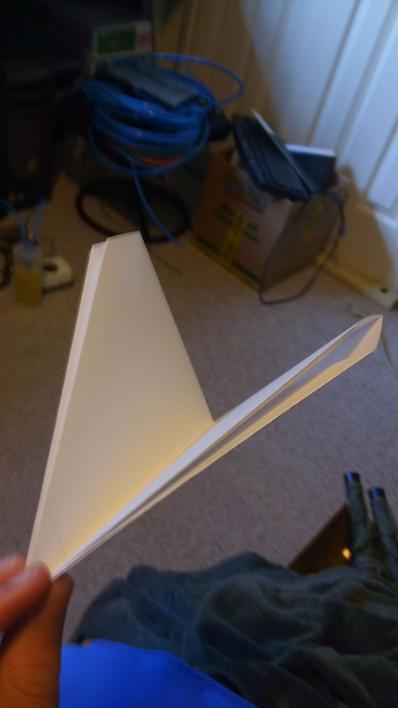X WING PAPER AIRPLANE, AWAY! 5 Steps Instructables