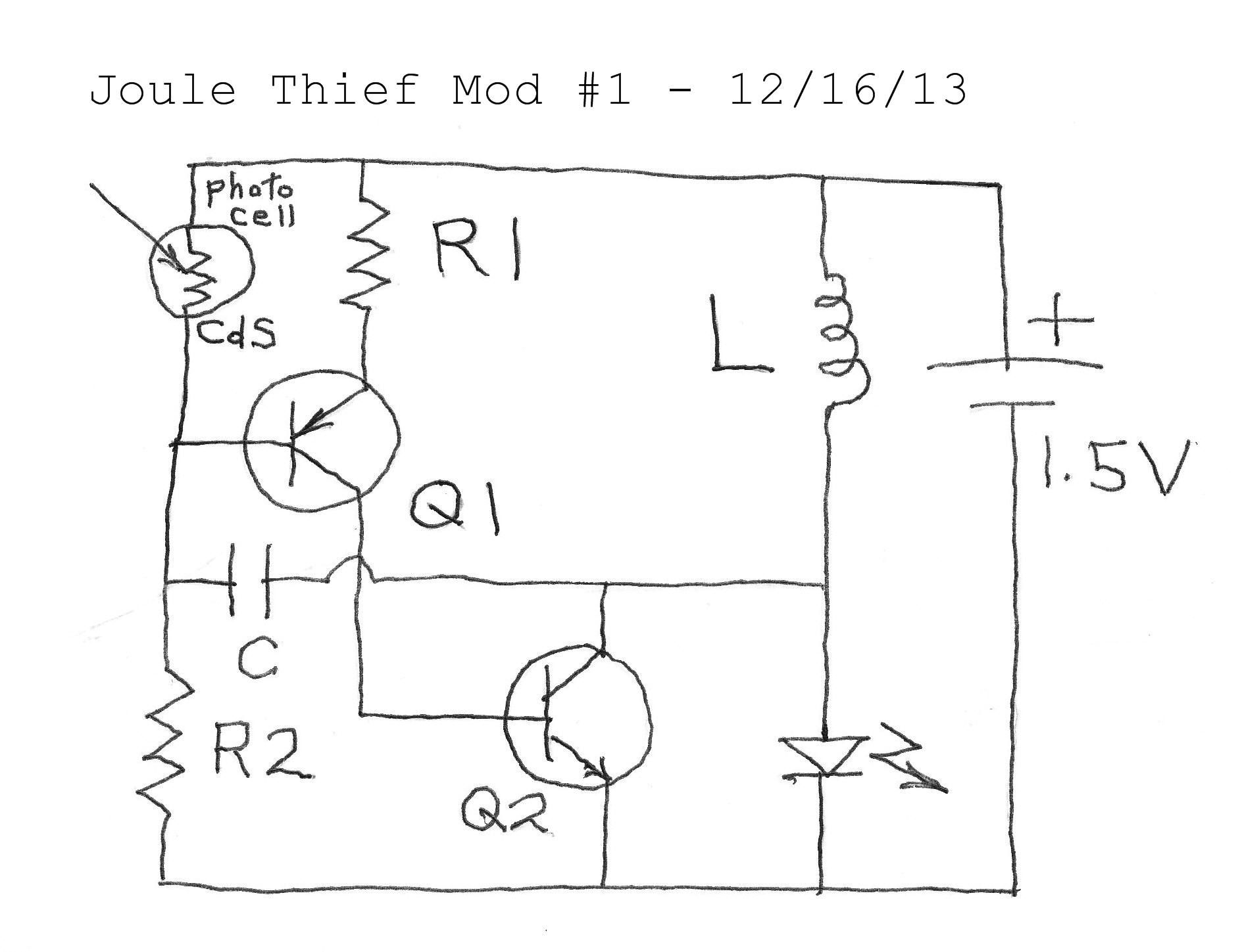 "Joule Thief" No IC and No Transformer 4 Steps Instructables