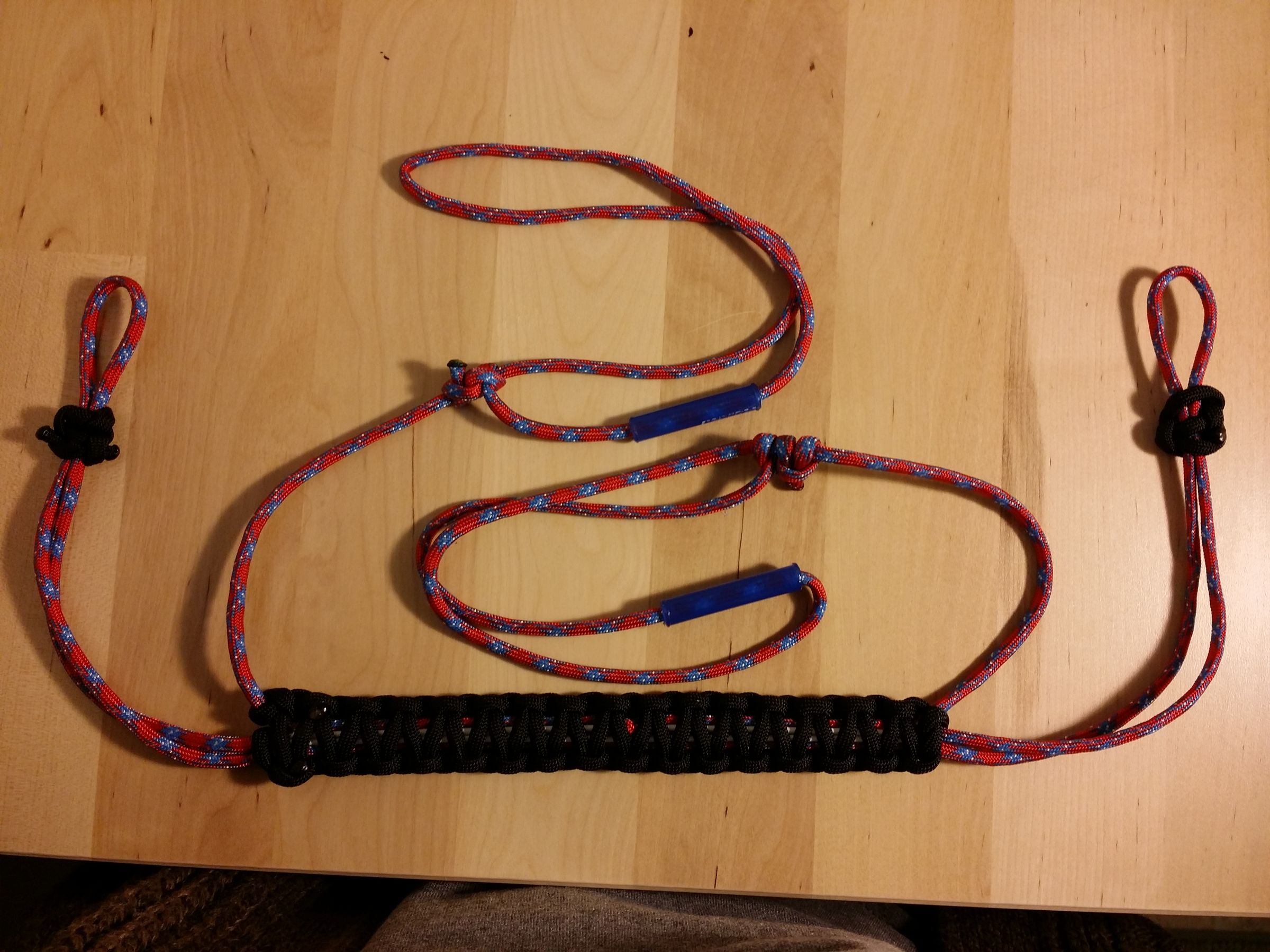 Paracord Blanket / Sleeping Bag Compression Strap With Handle I Made