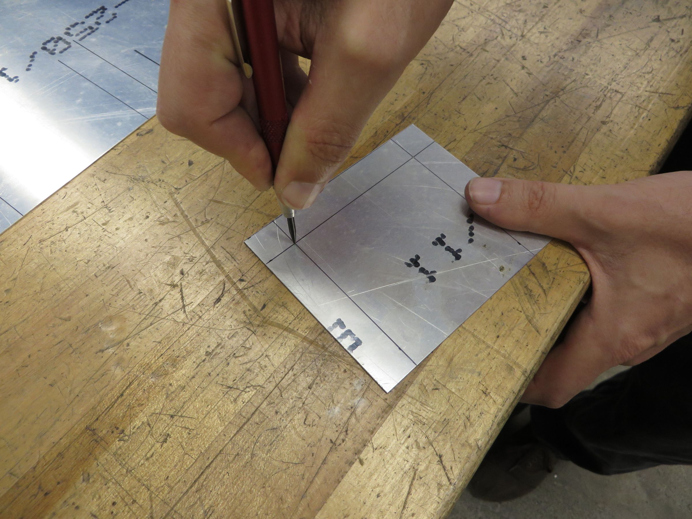 A Riveted Metal Box With Lid 11 Steps Instructables