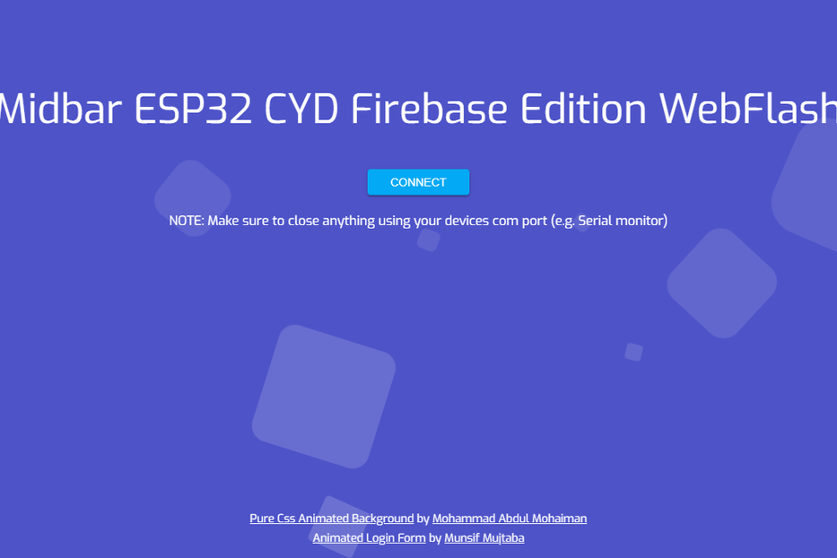 Upload the Firmware Into the ESP32