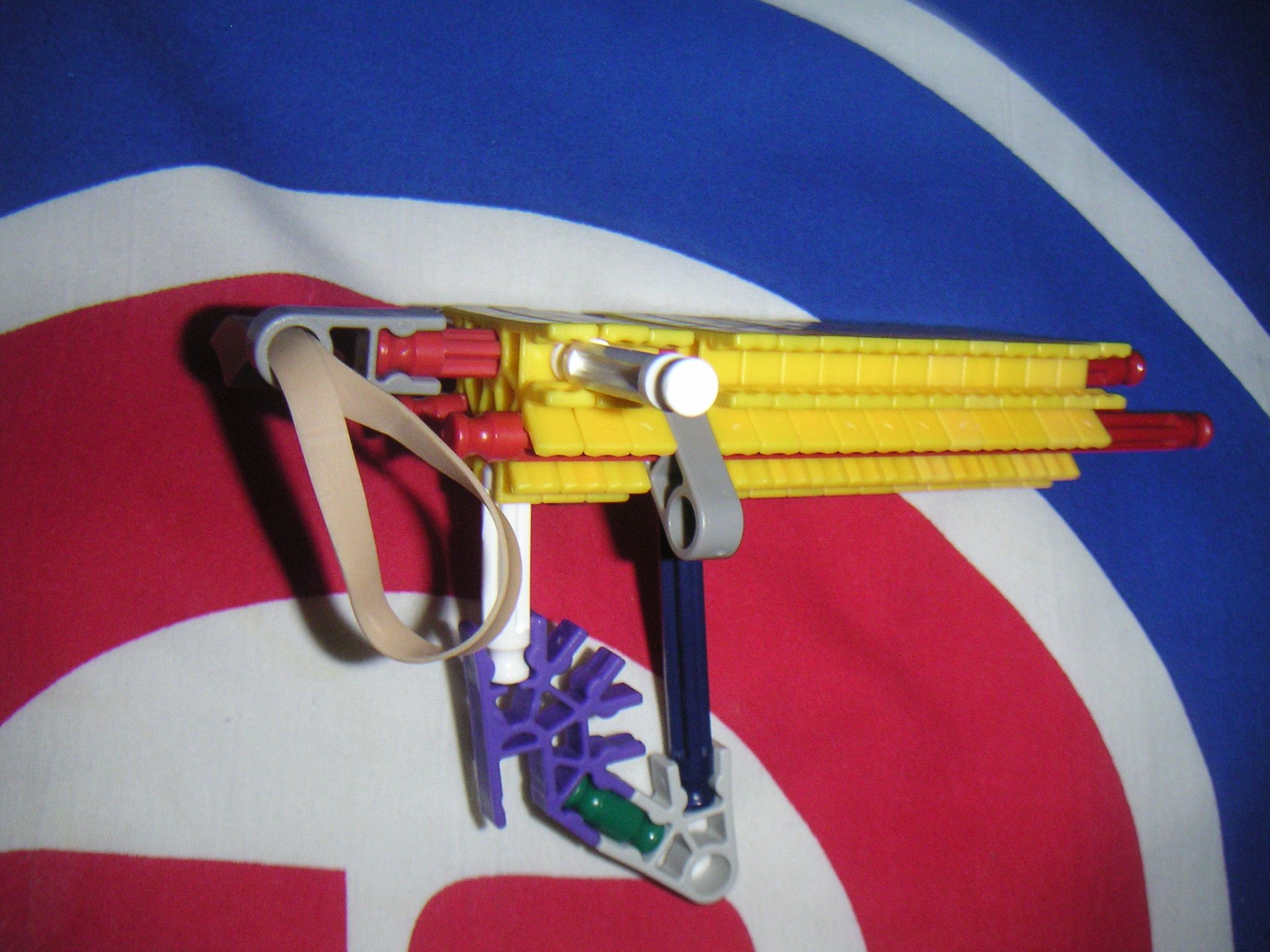 Most Simplest Er Knex Gun Ever ! Pocket Size !
