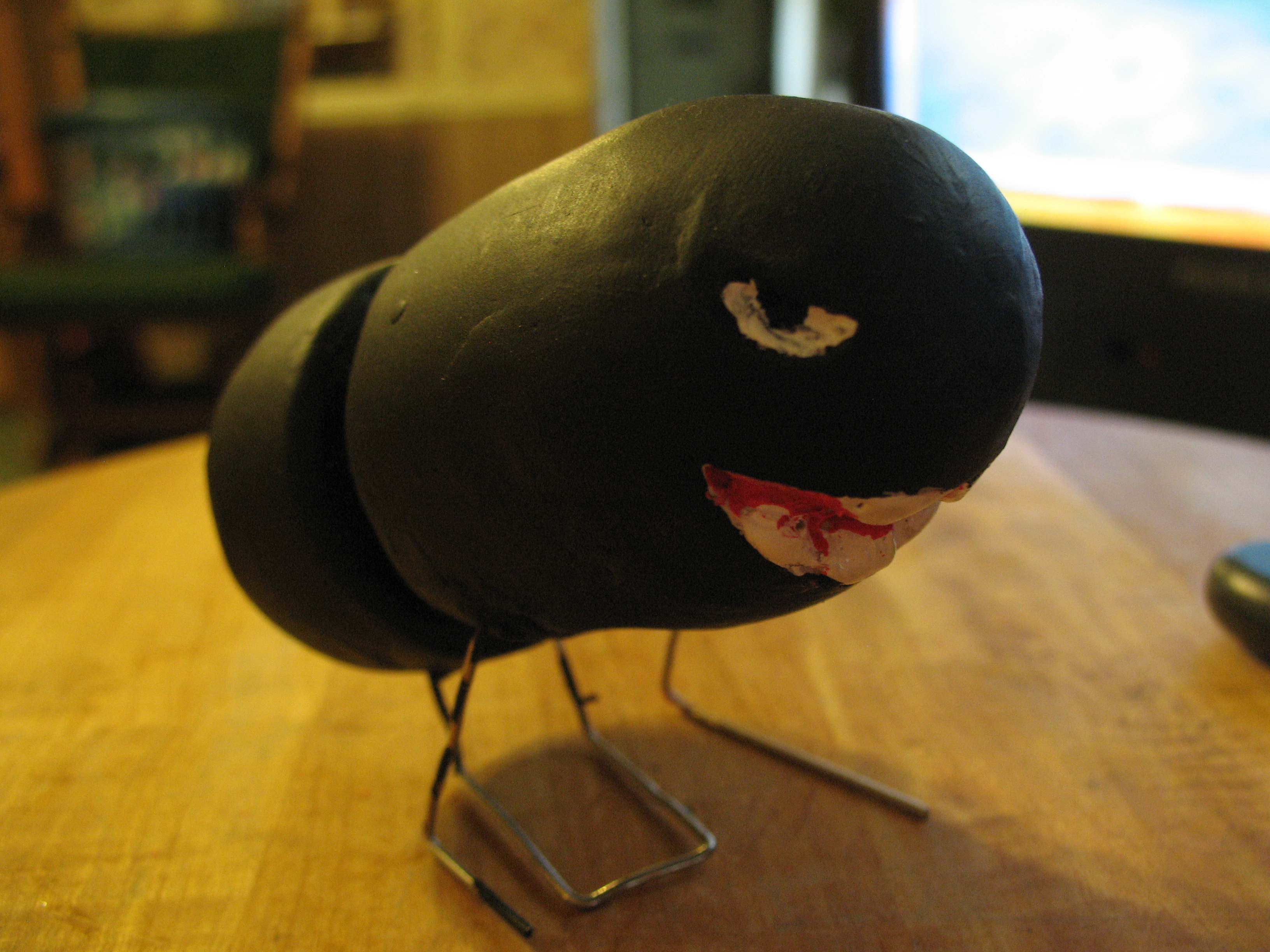 Clay Bullet Bill Figure