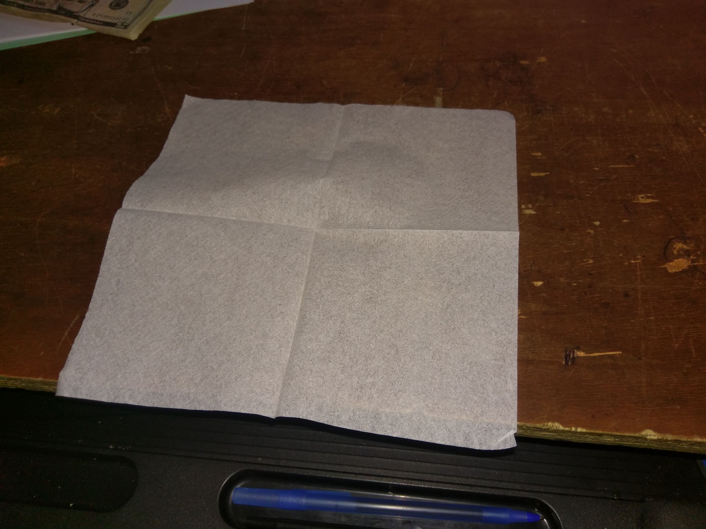 Cocktail Napkin Rose 6 Steps Instructables