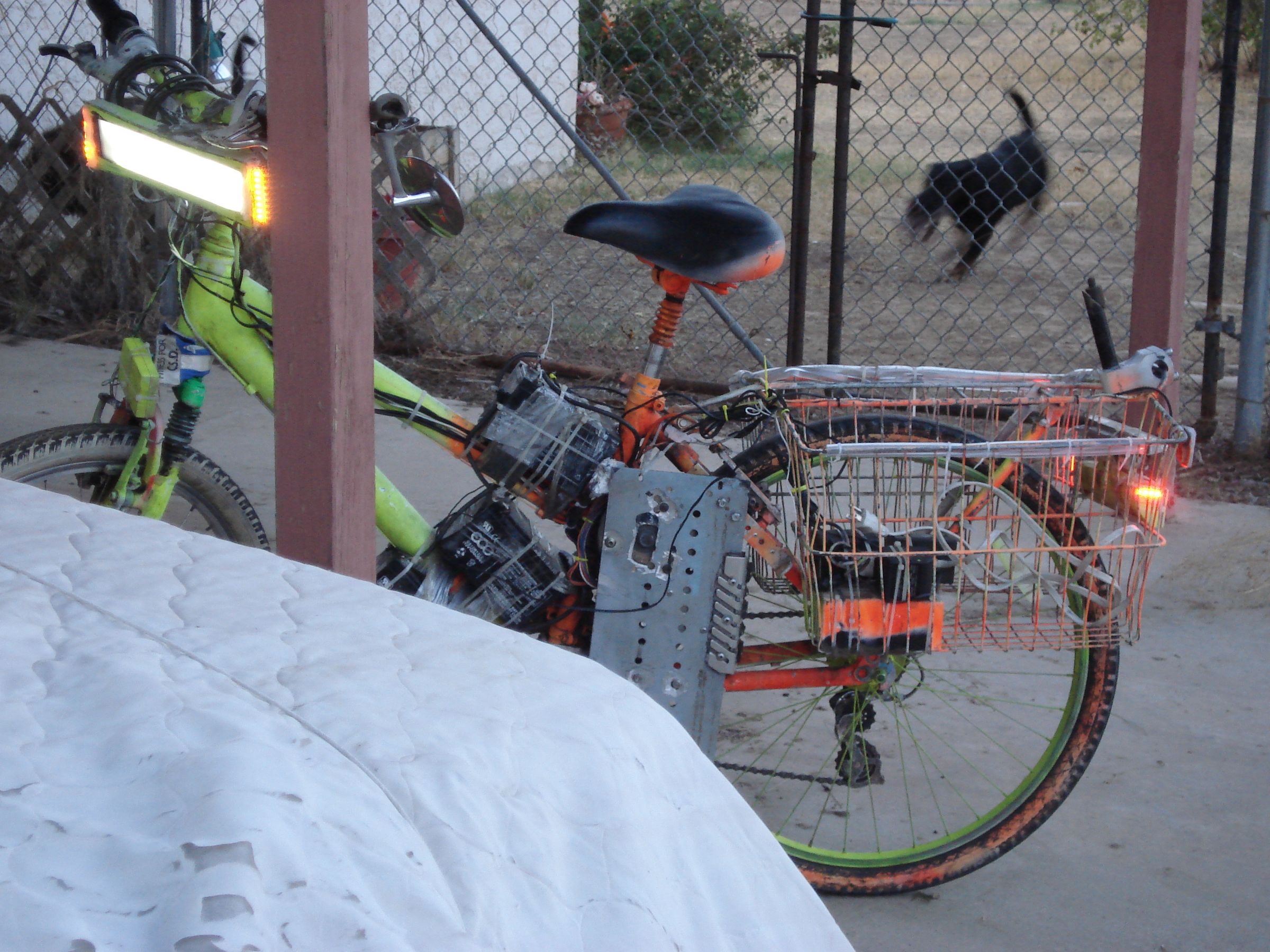 Bicycle Safety Lighting and Turn Signals From (Mostly) Recycled Parts