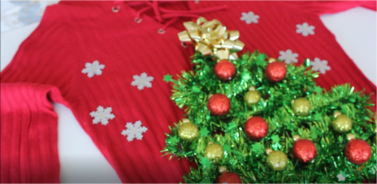 DIY Ugly Christmas Sweater Dress | Christmas Ideas : 4 Steps (with  Pictures) - Instructables