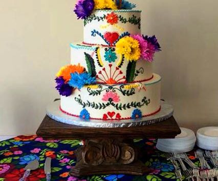 REPURPOSED WOOD CAKE PEDESTAL