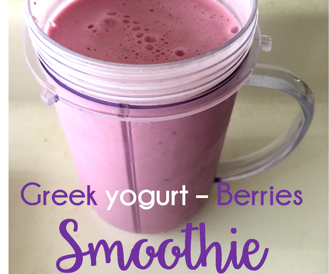 Greek Yogurt - Berries Smoothie