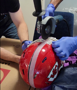 Cut the Helmet in Half