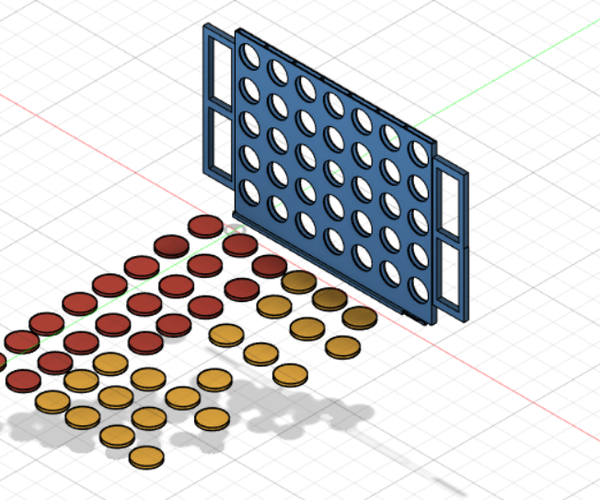Connect 4 3D Design