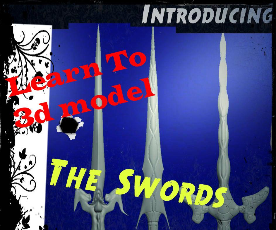3d Modeling Swords