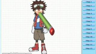 How to Draw Taiki Kudo (Digimon)