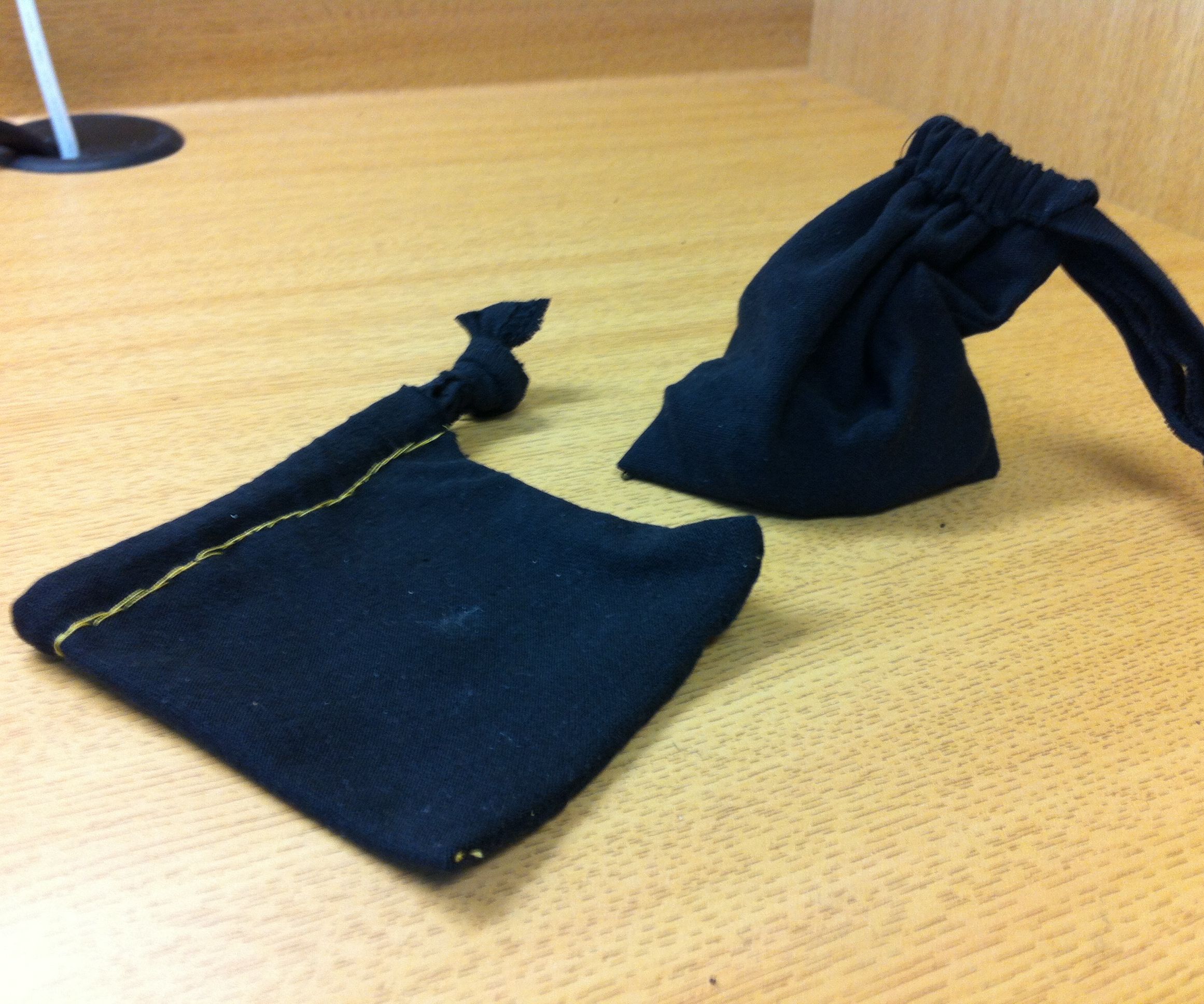 Drawstring Pouch From T-Shirt Sleeve