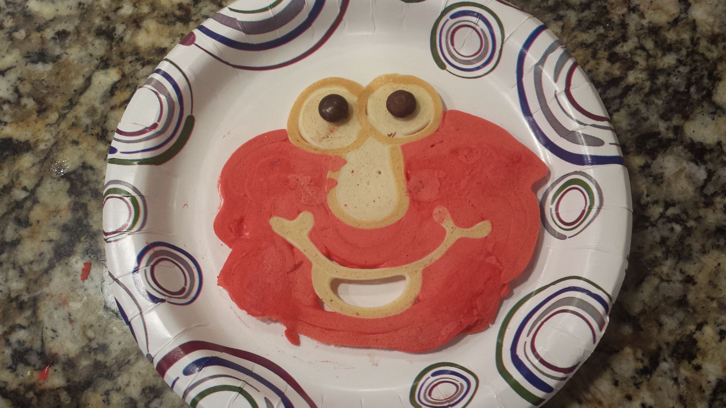 Elmo Pancakes
