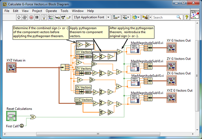 Plotting 2d and 3d G-force Vectors in LabVIEW : 3 Steps - Instructables