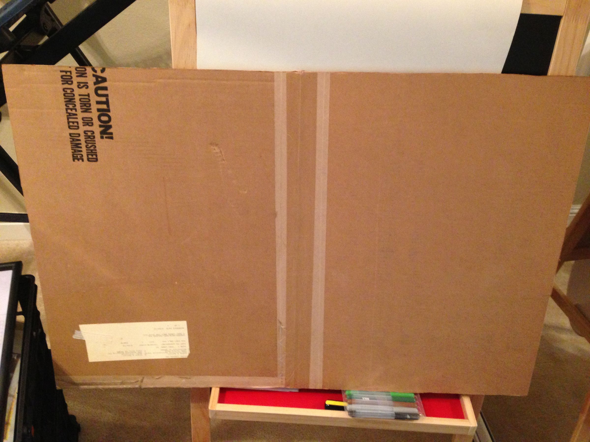 Inexpensive Foldable Cardboard Backing for 18"x24" and 24"x36" Posters