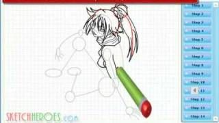 How to Draw Yoruichi Shihoin of Bleach