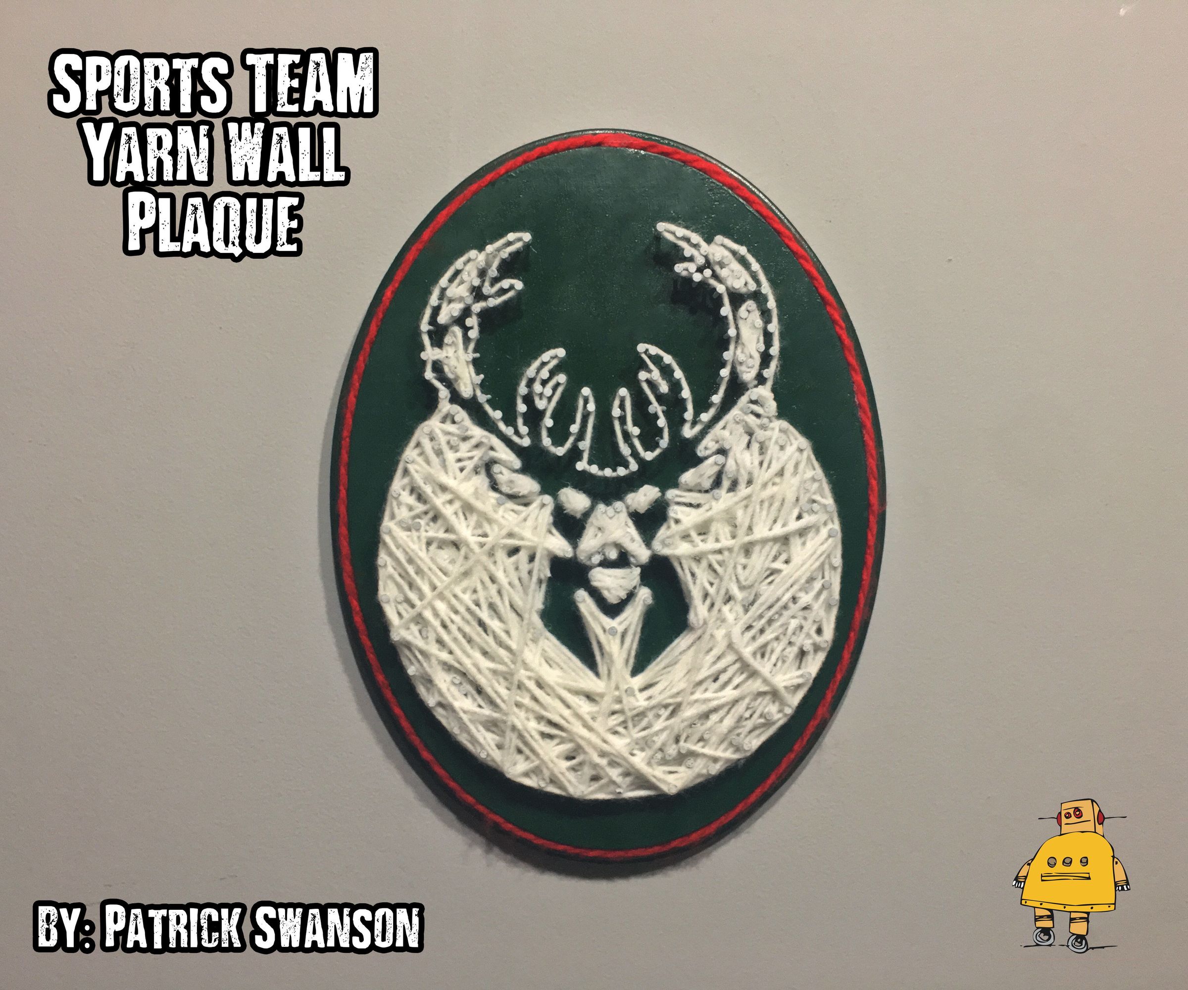 Sports Team Yarn Plaque