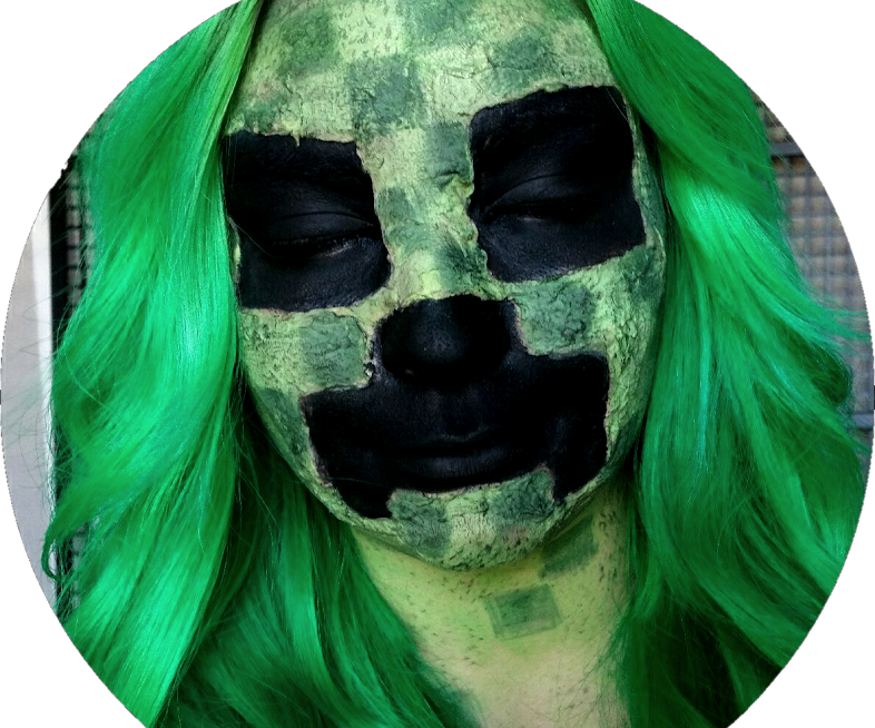 Minecraft Creeper Makeup
