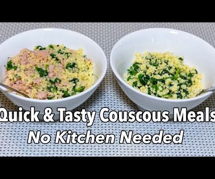 Quick & Tasty Couscous Meals Using Just Hot Water 