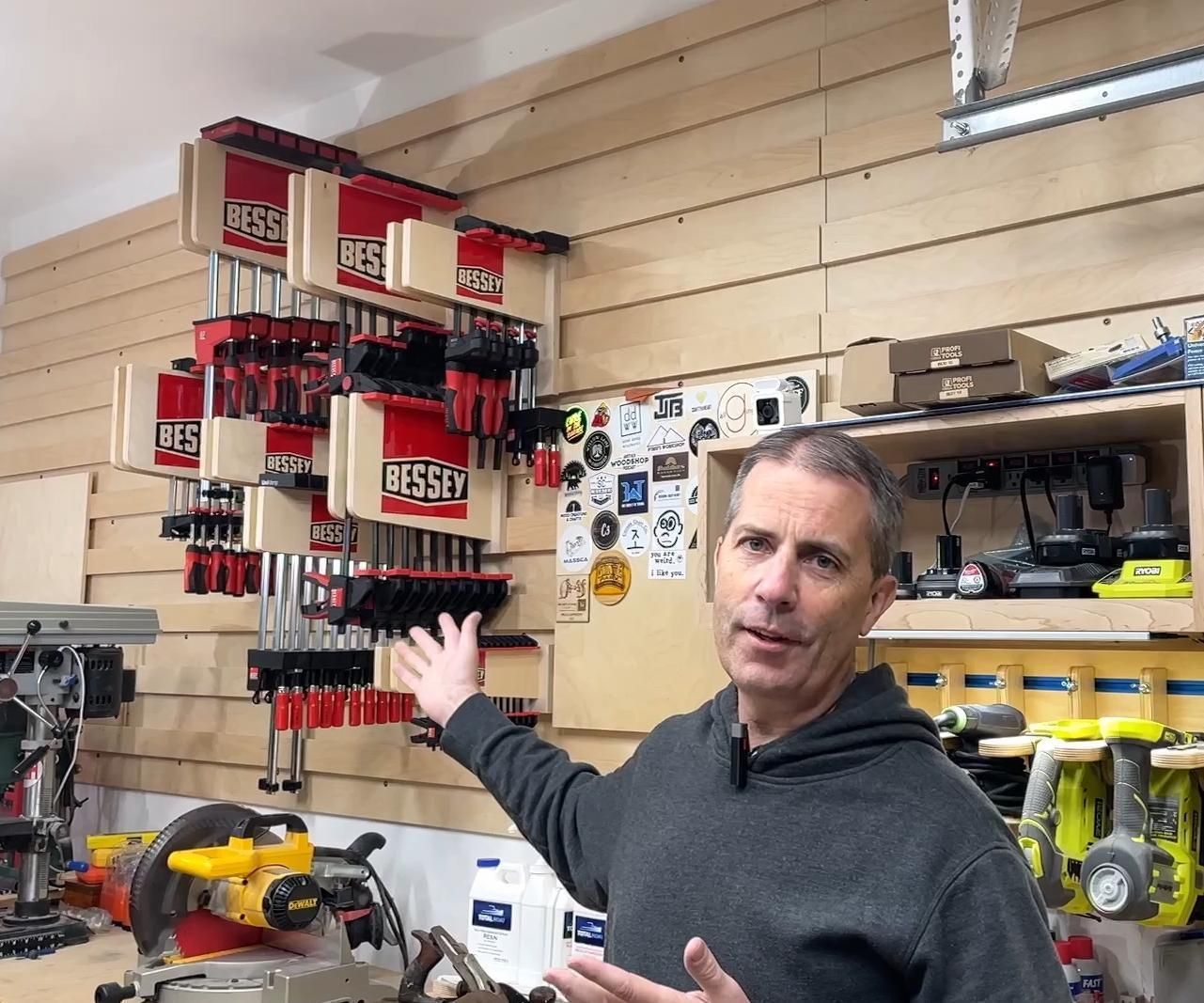 Bessey Clamp Racks With Epoxy Logos