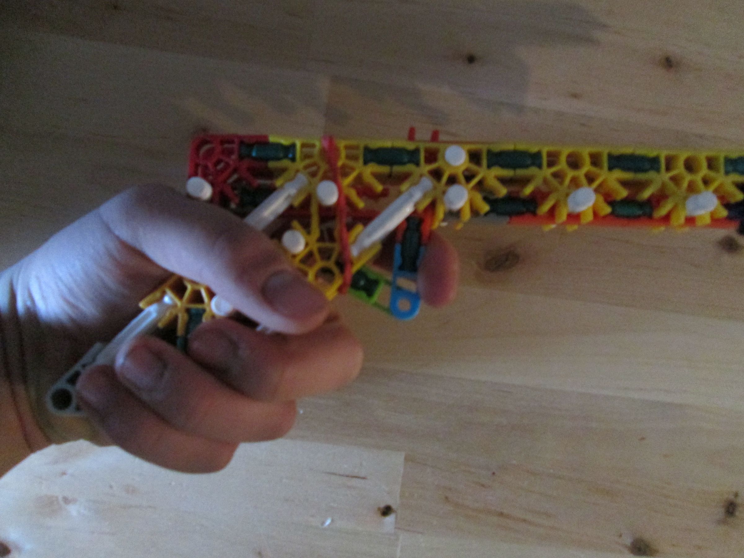 Knex Rubber Band Gun Instructables