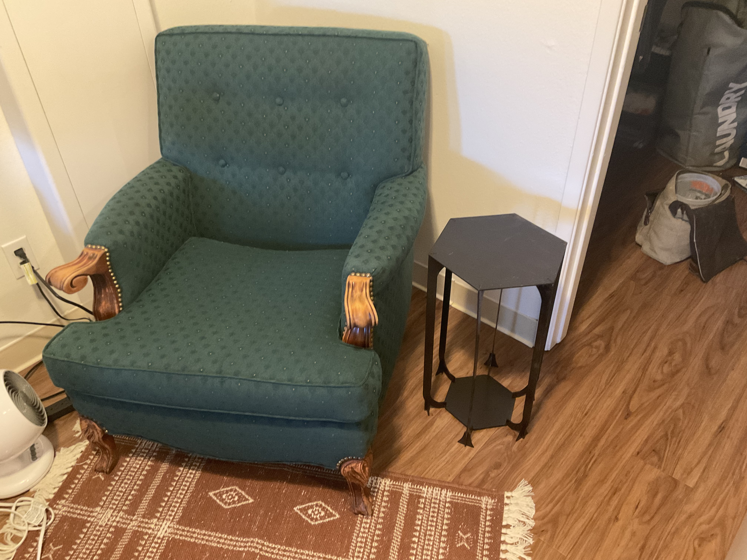 Sidetable and Ceramic Table Tray