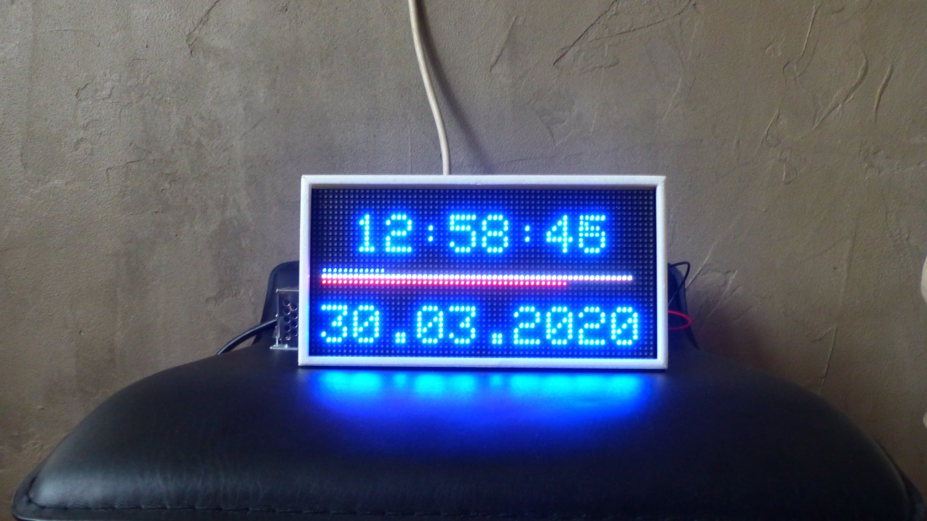 Arduino Matrix Clock With 3D Enclosure