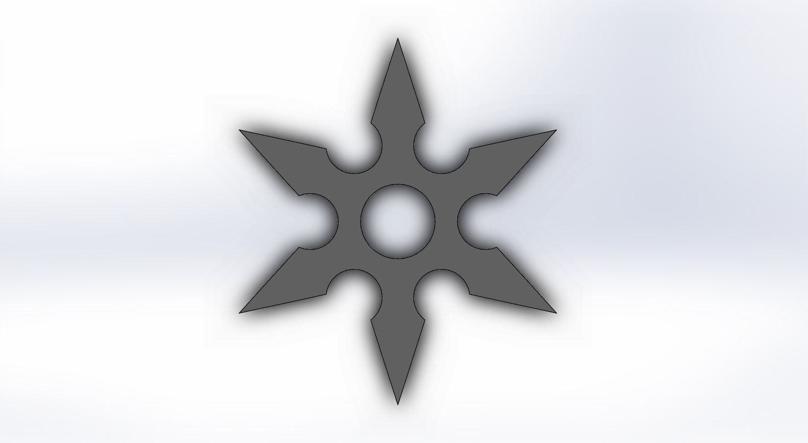 Shuriken With Konoha Symbol Cap