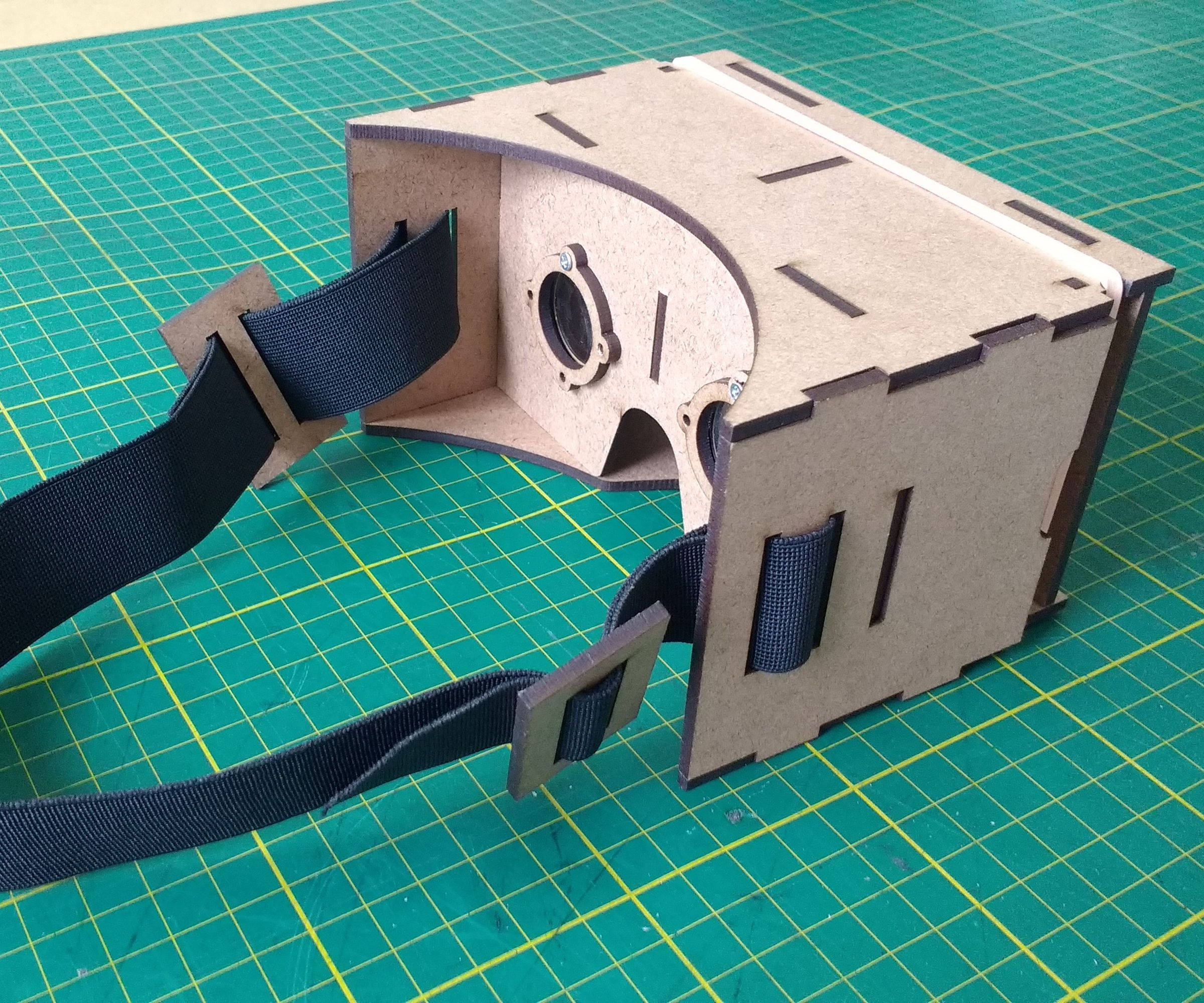 Google Cardboard MDF Garagem FabLab