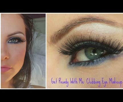 Blue, Grey Smokey Eye Clubbing Makeup Look