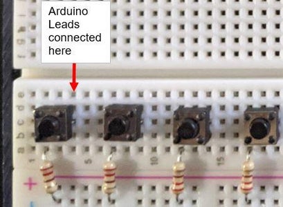 Wire Buttons to Arduino
