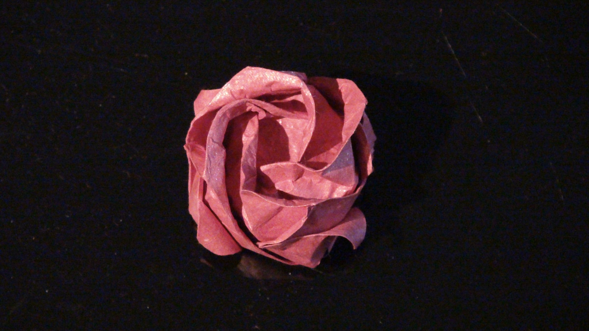 Origami Rose Bush Bonsai 3 - Roses