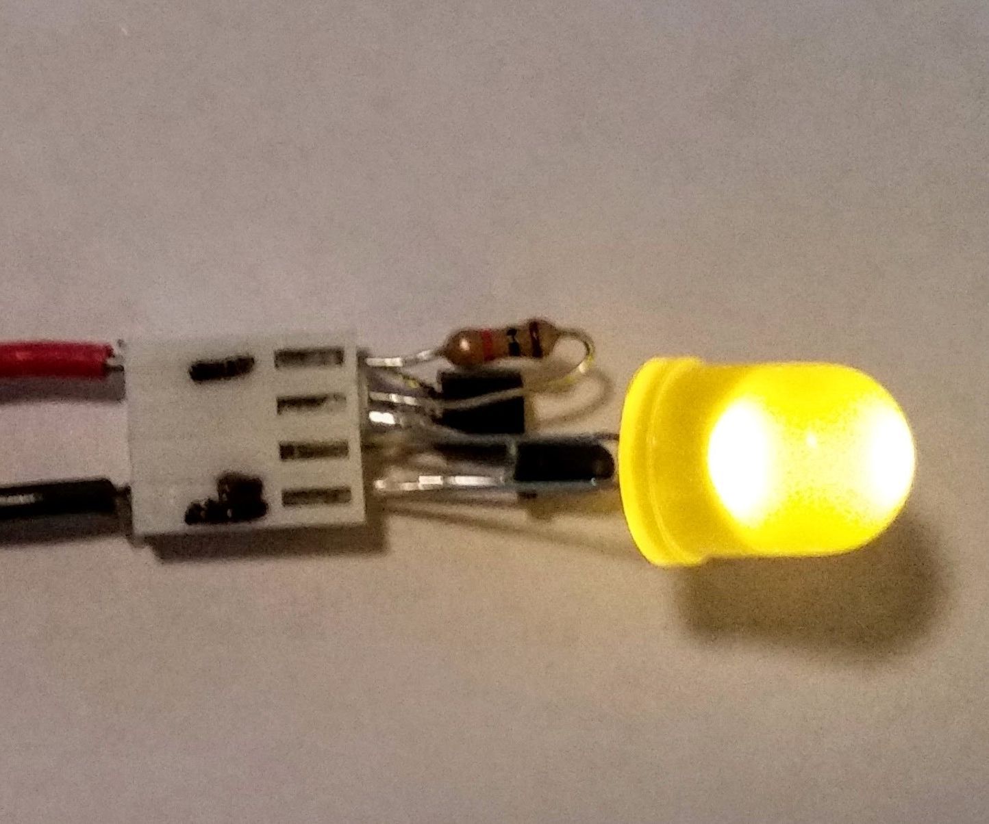 Dark Sensing LED Throwies - DCP Style
