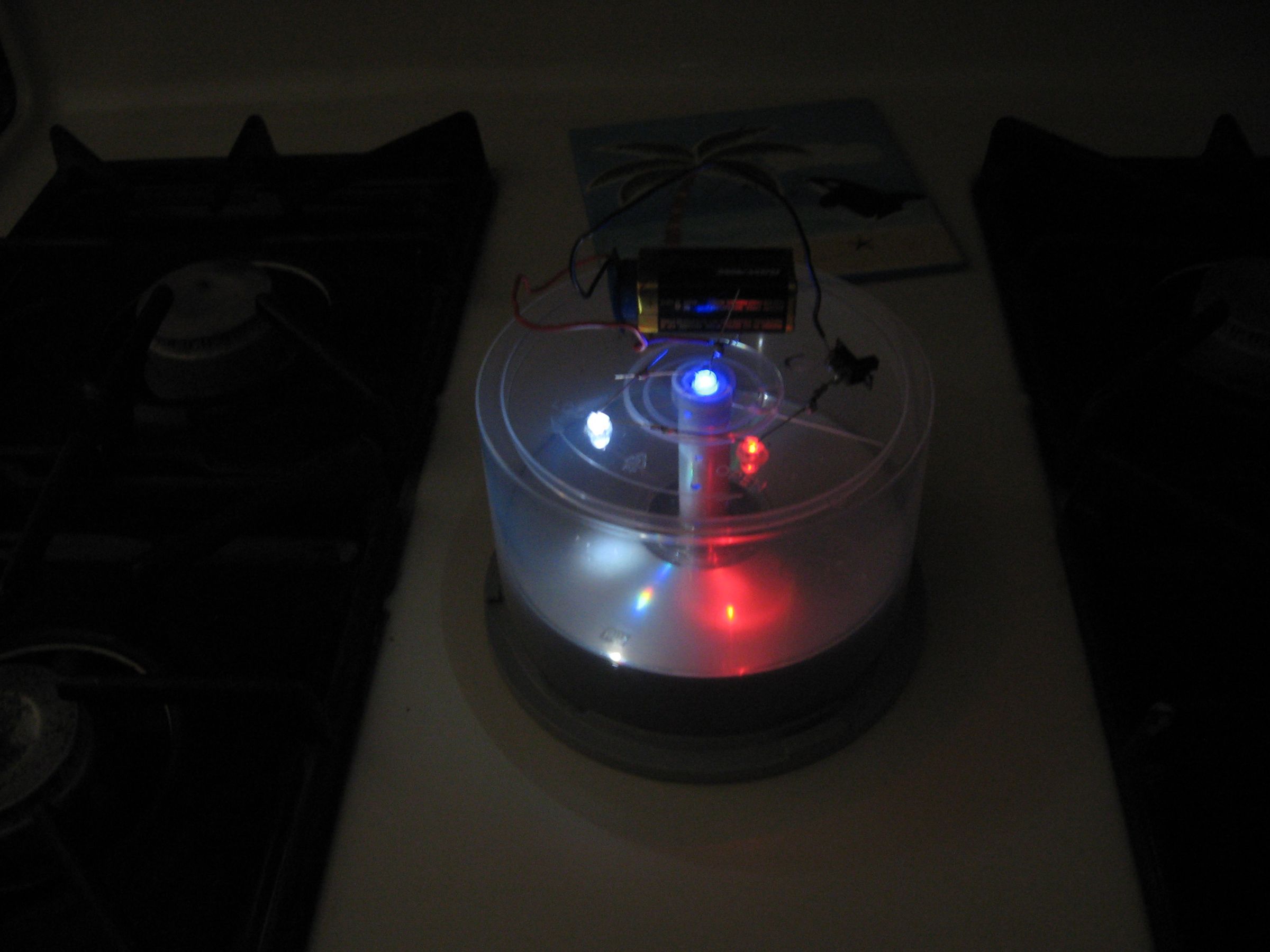 LED CD Spindle